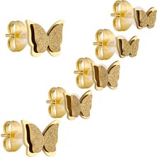 14K Altın Kaplama Çelik Küpe