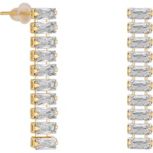 14K Altın Kaplama Çelik Küpe