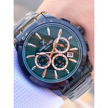 Daniel Klein Çelik Kordon Kronometreli Kadran Tasarımı 3 Atm Suya Dayanıklı Erkek Kol Saati 14031.5