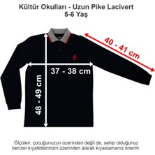 Kültür Okulları-Kültür 2000 Koleji Uzun Pike Lacivert 5-6 Yaş