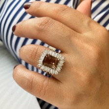 Gümüş Zultanit Taşlı Yüzük