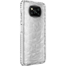 Maks Technology Poco X3 Kılıf Mkst Buzz Kapak-Beyaz
