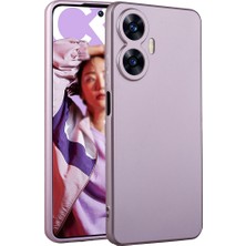 Maks Technology Realme C55 Kılıf Mkst Premier Silikon Kapak-Rose Gold