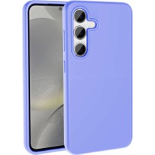 Maks Technology Galaxy S24 Plus Kılıf Magsafe Şarj Özellikli Sıvı Teknolojili Silinebilir Sert Mkst Kivi Kapak-Lila