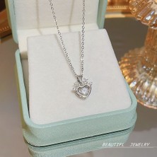 Mlhbcy Bayan Titanyum Çelik Kolye Kolye Zinciri Mücevherat (Yurt Dışından)