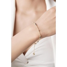 Fiyonk Kuyumculuk 14 Ayar Altın Nazarlık Roller Bileklik / Modern Mineli Dorika Bileklik