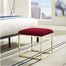 Chic Mini Metal Ayaklı Puf 40X40 cm