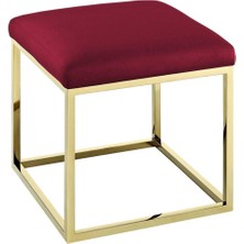 Chic Mini Metal Ayaklı Puf 40X40 cm