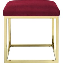 Chic Mini Metal Ayaklı Puf 40X40 cm