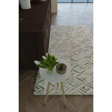 Ahşap Ayaklı Yuvarlak Yan Sehpa – Dekoratif Küçük Sehpa 34X74 cm