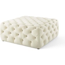 Kapitoneli Kare Puf/bench/orta Sehpa 100*100 cm Yükseklik 40 cm