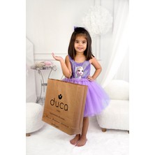Duca Kids Parıltılı Askılı Çıtçıtlı Elsa Kız Body ve Kabarık Tütü Etek 2 Li Takım
