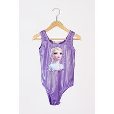Duca Kids Parıltılı Askılı Çıtçıtlı Elsa Kız Body ve Kabarık Tütü Etek 2 Li Takım