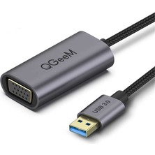 Qgeem QG-UA07 USB To VGA Dönüştürücü