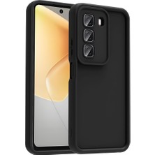 Infinix Hot 50 4g Kılıf Kamera Korumalı Zore Ananas Kapak-Siyah