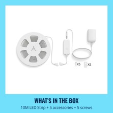 Wiz Rgbıc 10 Metre Akıllı LED Şerit (16 Milyon Renk, Wi-Fi Kontrollü) - Google Home, Alexa And Homekit