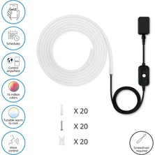 Wiz 5 Metre Akıllı Outdoor LED Şerit 240 Lumen IP65 24 Watt