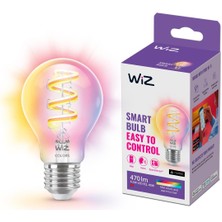 Wiz Rgb Filament Şeffaf 40W A60 E27 Akıllı Ampul