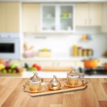 2 Kişilik Espresso Fincan Lokumluk ve Sunum Tepsisi