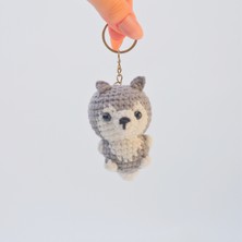 Amigurumi Anahtarlık El Yapımı Anahtarlık Tilki Figürlü Anahtarlık Doğal Anahtarlık