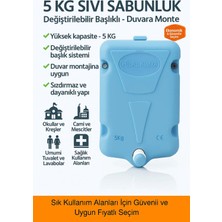 hepenuygun Okul, Işyeri ve Toplu Kullanım Alanları Için 5kg Butonlu Sıvı Sabunluk