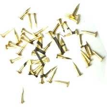 Klips, Menteşe, Ayağı Çivisi 7mm Çelik - Sarı 100GR
