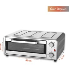 Kumtel Mini Pizza Fırını ve Hava Fritözü (Airfryer) HPO-01