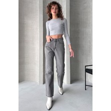 Yüksek Bel Straight Jean - 4751