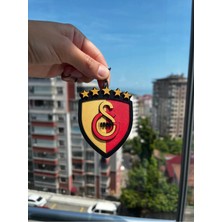Galatasaray 5 Yıldız Dikiz Aynası Araba Süsü