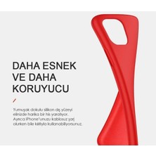 Apple Iphone 13-14 Lansman Kılıf Içi Kadifeli Kamera Yükseltili Silikon Kapak Siyah
