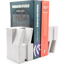 2&amp;#39;li Beton Kitap Desteği &amp; Kitap Tutucu