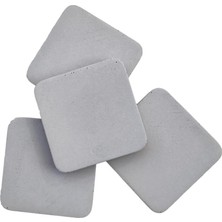 Kare Beton Bardak Altlığı, 4&amp;#39;ıü Set