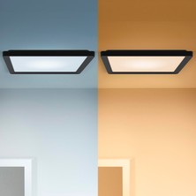 Wiz Siyah Akıllı Sıva Üstü Rgb Kare Panel Tavan Armatürü 17W