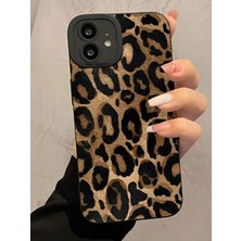 Iphone 11 Uyumlu Kılıf Mat Sarı Leopar Desenli Darbelere Dayanıklı Yumuşak Kamera Korumalı Kapak