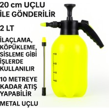 Plantistanbul Basınçlı Çubuklu Bahçe Sprey İlaç Pompası 2 Litre