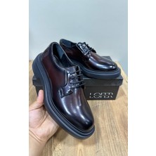 LFR-F108 Acma Merdane Ayakkabı Bordo