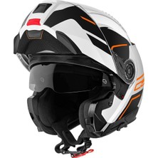 Schuberth C5 Çeneden Açılır Kask (Master Orange)