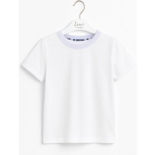  %100 Pamuk Beyaz Düz Tişört