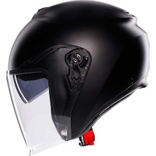 Agv Irides Mono Güneş Vizörlü Açık Kask (Mat Siyah)