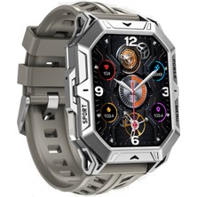 Rabbit Store Samsung Galaxy A42 Uyumlu Su Geçirmez Akıllı Saat Tank Modeli 100 Gün Şarj