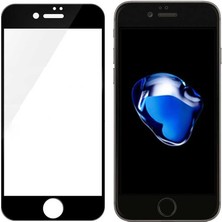 iPhone Uyumlu 8 Plus Zore 3D Seramik Ekran Koruyucu-Siyah