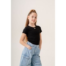 Kız Çocuk Yarım Kol T-Shirt 1733