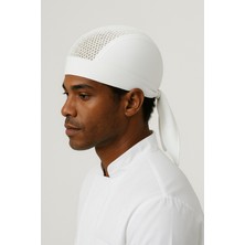 MKWorkwear isim Nakış Seçenekli - Classic Şef Bandana Fileli – Modern Aşçı Bandana| Erkek & Kadın Kullanıma Uygun | Kişiye Özel Üniforma ve İş Elbiseleri