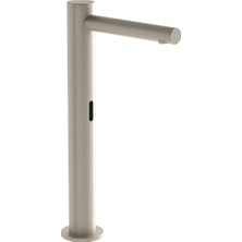 Vitra Origin Fotoselli Tezgah Üstü Lavabo Bataryası (Çift Su Girişli, Elektrikli), Fırçalı