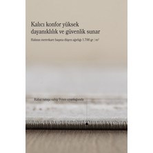 Modern Desenli Polyester Dokuma Halı Salon Halısı Oturma Odası Halısı Mutfak Halısı Kahverengi Halı