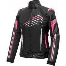 Scoyco JK153W Kadın Mont (Siyah-Pembe)