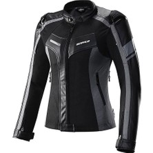 Scoyco JK152W 4 Mevsim Motosiklet Bayan Deri Mont Renkli Yumuşak PU Kaplamalı Polyester ve Naylon