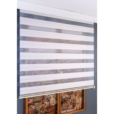 Simli Pudra Zebra Stor  Perde