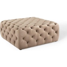 Kapitoneli Kare Puf/bench/orta Sehpa 80*80 cm Yükseklik 40 cm