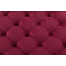 Kapitoneli Yuvarlak Puf/orta SEHPA/75CM Kadife